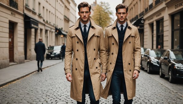 Top trench coats pour hommes à porter cet automne